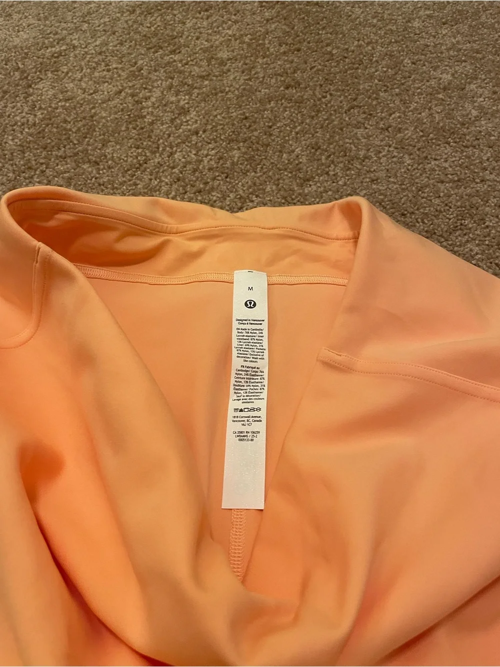 Lululemon Scallop-Hem High-Rise Tennis Skirt in Rock Melon color
